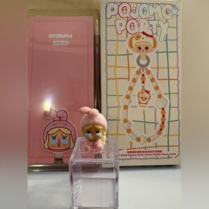 Pop Bean  CRYBABY Pajama Party Phone Chain & Matching Flocked Pop Bean!